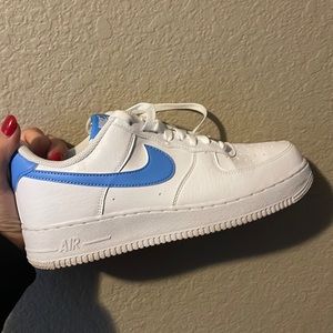 Nike Air Force 1s- university blue